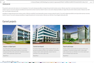 send you  source code of nice website