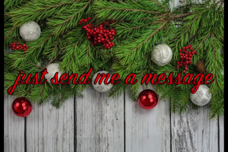 record a christmas message from santa and the elves