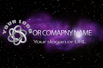 make this cool intro video with a logo reveal, promoting your product, website, service or whatever you want in less than 24 hours