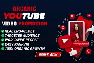 do organic youtube video promotion for monetization