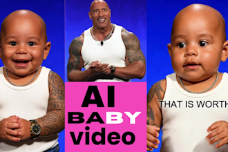 do realistic viral ai baby video ai baby podcast viral in 24 hours