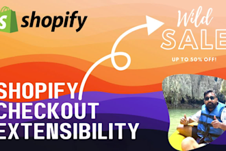 develop a shopify checkout extensibility app