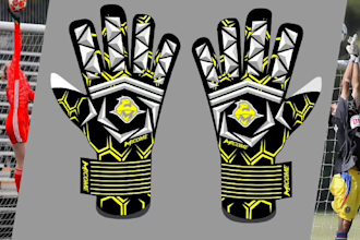 design goal keeper gloves,