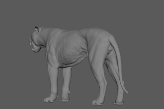 do 3d creature 3d model 3d animal, humanoid 3d animation 3d sculpting in blender