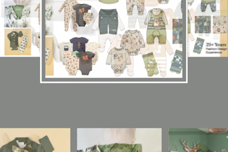 unique design baby fashion collections with tech packs