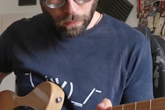 make an exciting rock and blues guitar solo for your song