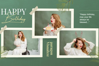 edit your photos into a slideshow, birthday video, wedding video, slideshow vlog