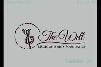do modern unique guitar and music logo design