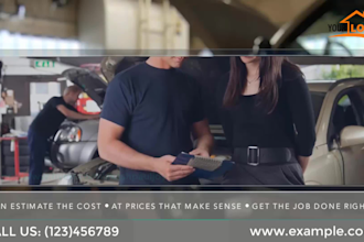 do auto car towing or auto repair video ad promo