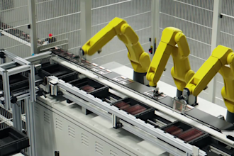 do 3d industrial video, manufacturing machine animation, robotic factory process