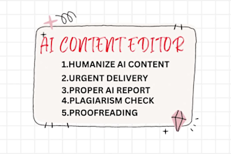 rewrite and humanize ai and chatgpt content or essay into human written