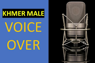 be your khmer male voiceover artist