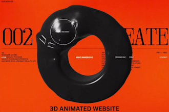3d animated webflow website 3d spline animation, lottie, gsap webgl next js
