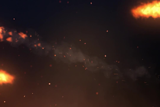 create an amazing explosive fire logo reveal animation