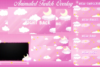 create animated twitch overlays and panels