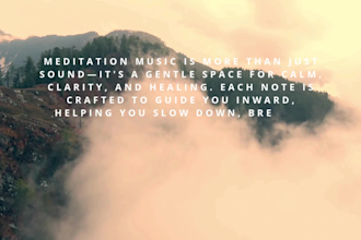 create relaxing meditation music for your project