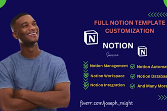 setup notion, notion website, notion template, notion consultant, make com