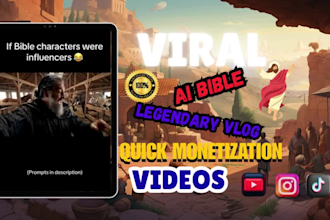 create powerful ai bible influencer videos with voice visuals and  scripture