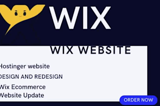 do hostinger design and hostinger redesign and wix website