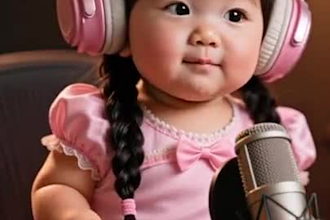 make viral ai baby talking video ai baby podcasts