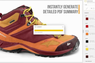 professional shoe tech pack sneaker design for manufacturing and illustration