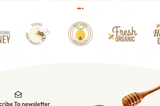 honey shopify store bee hive honey organic food website candy medicinal honey