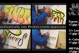 airbrush any word and send you a JPG