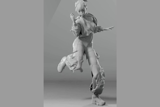 sculpt 3d character model stl file 3d design for 3d printing in zbrush blender