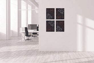 do custom canvas wall art mockup design for sellers
