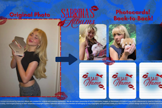 design custom k pop and pop inspired photocards just for you