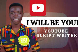 your youtube script writer and write high quality video scripts