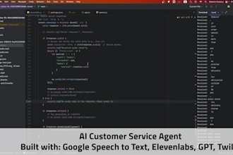 write any nodejs script, API or websocket server