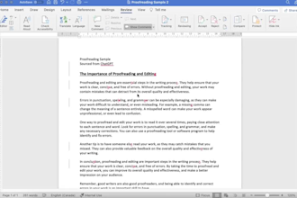 proofread and edit your articles and blog posts