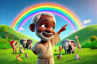 design 3d pixar style cartoon character, talking avatar, logo, animation