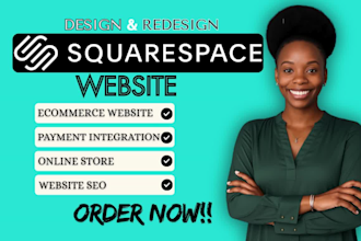 squarespace ecommerce website design squarespace online store redesign website