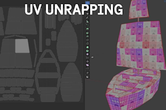 do retopology of your 3d model, 3d scan models and uv mapping