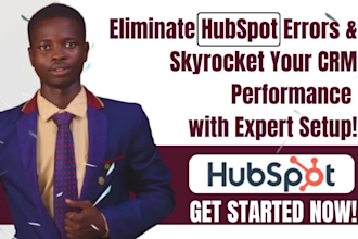 setup, audit hubspot CRM  dkim spf dns dmarc analytics fix hubspot integration