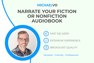narrate your fiction or nonfiction audiobook