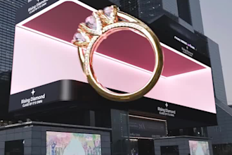 3d anamorphic animation jewelry animation billboard animation cgi ads