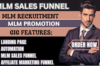 mlm sales funnel, mlm promotion, mlm recruitment sales funnel, mlm sales funnel