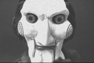 record a creepy and scary jigsaw voiceover