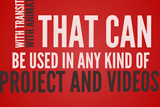 do custom fast kinetic typography video with in 24 hours