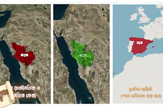 create professional map animation for historical videos