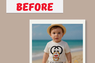 generate ai images of kids wearing your product