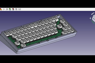 design a custom mechanical keyboard pcb, firmware and enclosure