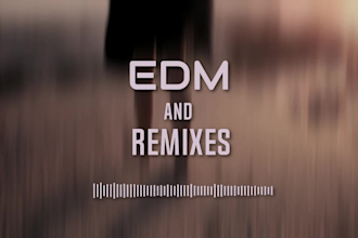 produce or remix melodic edm tracks for you