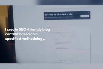write plagiarism free SEO content for a website or blog and product description