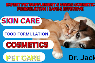 be your pet food supplement formulation chemist skin care and safe pet care