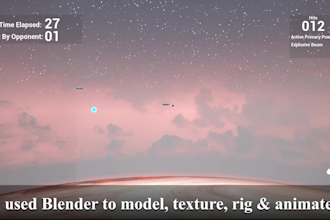 create 3d animations , rigs and models