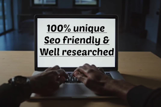 write 1500 words SEO article blog post for you